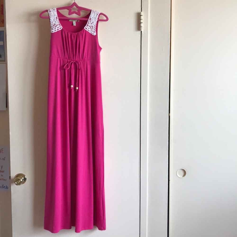 A cute floor length dress for 12 year olds